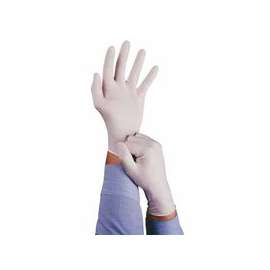 69-210 Natural Rubber Latex Disposable Gloves, Inner Polymer Coating/Powder-Free/Smooth, 3.5 mil Palm/4.3 mil Finger, X-Large