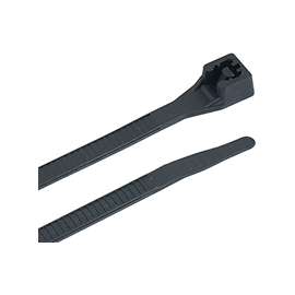 GB 46-310UVB Double Lock Cable Tie, 6/6 Nylon, Black