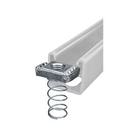 SuperStrut 100 ZA1001/2EG-10 Spring Nut, Steel, Galvanized