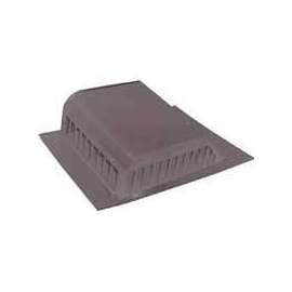 LOMANCO LomanCool 750BR Static Vent, 16 in OAW, 50 sq-in Net Free Ventilating Area, Aluminum, Brown