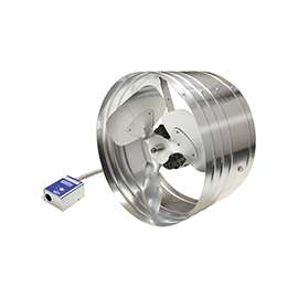 Master Flow EGV6 Power Attic Vent, 120 V, 768 sq-in Net Free Ventilating Area, 1600 cfm Air, Galvanized Steel