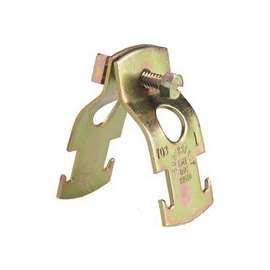 SuperStrut Z703 2-25 Pipe Clamp, Steel, Gold, Galvanized