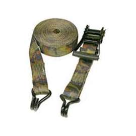 KEEPER 03548 Tie-Down, 1-1/4 in W, 16 ft L, Camouflage, 1000 lb, J-Hook End Fitting