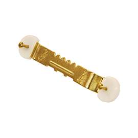 OOK 50374 Sawtooth Hanger, 20 lb, Steel, Brass, Gold