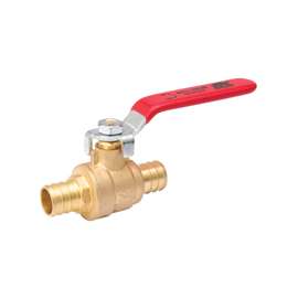B & K 107-343NL Ball Valve, 1/2 in Connection, PEX x PEX, 600/160 psi Pressure, Brass Body