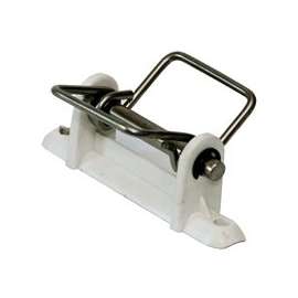 Zareba PAWPC-Z Wood Post Insulator, Stainless Steel, White