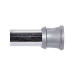 Kenney KN609C/40V1 Shower Tension Rod, 42 to 72 in L Adjustable, Steel, Chrome