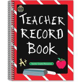 Teacher Created Res. Chalkboard Design Record Book