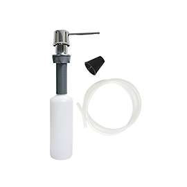 Danco 10037A Soap Dispenser with Nozzle, 12 oz Capacity, Metal/Plastic, Chrome