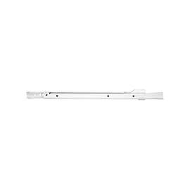 Knape & Vogt 1805H WH 400 Drawer Slide, 75 lb, 400 mm L Rail, 12.5 mm W Rail