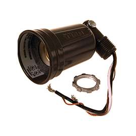 HUBBELL 5606-2 Lamp Holder, 120 V, 75 to 150 W, Bronze