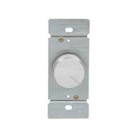 Eaton Wiring Devices RI06PL-W-K Rotary Dimmer, 120 V, 600 W, Halogen, Incandescent Lamp, 3-Way, White