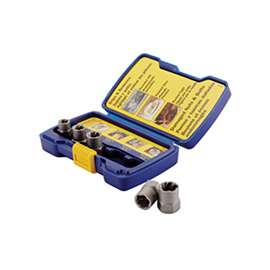 IRWIN Bolt-Grip 394001 Bolt Extractor Set, 5-Piece, HCS, Specifications: Reverse Spiral Flute