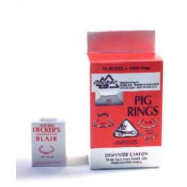 100PK #1 Pig Ring
