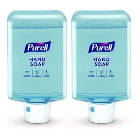 Antimicrobial Foaming Hand Soap Refill, For ES10 Dispensers, Fragrance-Free, 1,200 mL, 2/Carton