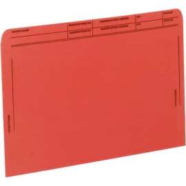 Patient File Pocket, Letter Size, Orange, 50/Box