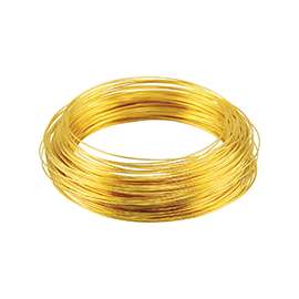 HILLMAN 50151 Utility Wire, 50 ft L, 20 Gauge, Brass
