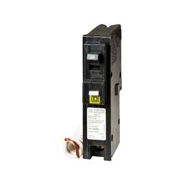 Square D HOM120CAFIC Circuit Breaker, AFCI, Combination, 20 A, 1 -Pole, 120 V, Fixed Trip, Plug Mounting