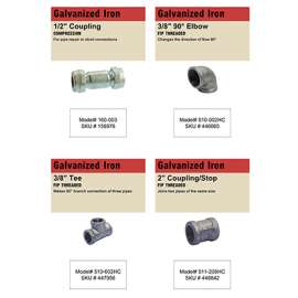 Galv Plumbing Bin Cards