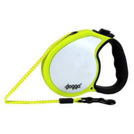 SM YEL Reflec Dog Leash