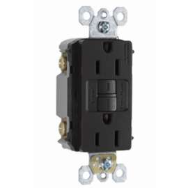 15A BLK Self Test GFCI