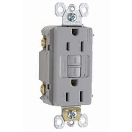 15A GRY Self Test GFCI