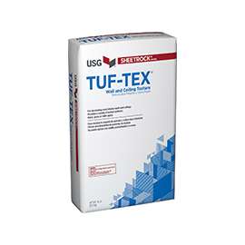 USG 540901 Wall and Ceiling Texture, Powder, Low to Odorless, Gray/Off-White, 50 lb Bag