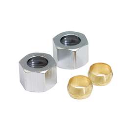 Plumb Pak PP81PC Nut, Compression, Chrome
