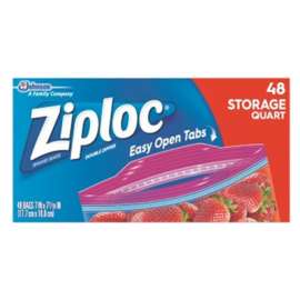 48CT QT Ziploc Bag