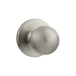 Kwikset 200P 15 6AL RCS V1 Door Knob, 1-7/8 in Dia Knob, Zinc, Satin Nickel