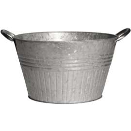 16"Galv RND Tub Planter