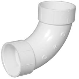 2" DWV Long Sweep Elbow