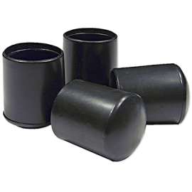 TG 4PK 1" BLK Vinyl Tip