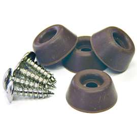 TG 4PK 7/8" BRN Bumpers