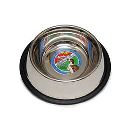 HiLo 57632 Pet Feeding Dish, S, 32 oz Capacity, Stainless Steel