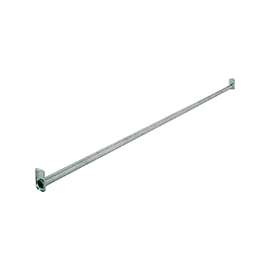 Prosource 21016PHX-PS Adjustable Closet Rod, 72 to 120 in L, Steel