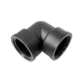 GREEN LEAF ELF200P Pipe Elbow, 2 in, FPT, 90 deg Angle, Polypropylene