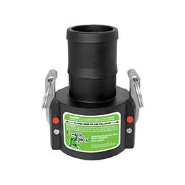 GREEN LEAF GLP 200 C Cam Lever Coupling, 2 in, Female x Hose Barb, Glass Filled Polypropylene