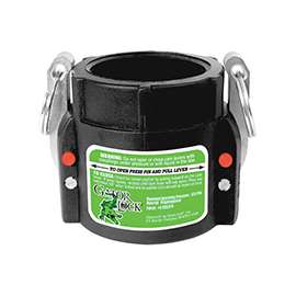 GREEN LEAF GLP 200 D Cam Lever Coupling, 2 in, Female x FNPT, Glass Filled Polypropylene