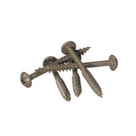 Kreg SML-C2X250-125 Pocket-Hole Screw, #14 Thread, 2-1/2 in L, Coarse Thread, Washer Head, Square Drive, Steel, 125 PK