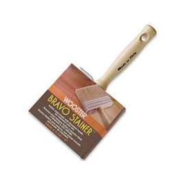 WOOSTER F5116-4 Paint Brush, 4 in W, 2-9/16 in L Bristle, China Bristle, Threaded Handle