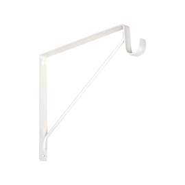 National Hardware S822-094 Shelf and Rod Bracket, 125 lb, Steel