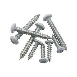 National Hardware S822-085 Mounting Screw, Steel, White
