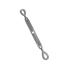 National Hardware 3270BC Series N177-410 Turnbuckle, 1800 lb Working Load, 1/2 in Thread, Eye, Eye, 9 in L Take-Up