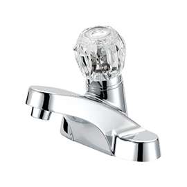 Boston Harbor F4510043CP Lavatory Faucet, 1.2 gpm, 1-Faucet Handle, 3-Faucet Hole, Metal/Plastic, Chrome Plated