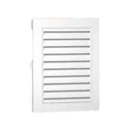 Duraflo 626075-00 Gable Vent, 21-1/8 in L, 15.14 in W, Polypropylene, White