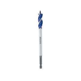 IRWIN SPEEDBOR 3041001 Auger Boring Bit, 1/2 in Dia, 6 in OAL, Tapered Flute, 3-Flute, 1/4 in Dia Shank
