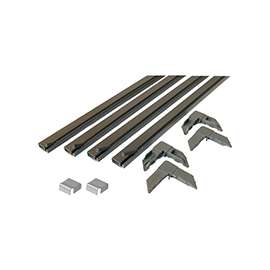 Make-2-Fit PL 7807 Screen Frame Kit, 4 ft L x 3/4 in W Dimensions, Aluminum, Bronze, 10-Piece