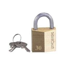 ProSource Padlock, Standard Shackle, 3/16 (4.8) in (mm) Dia Shackle, Steel Shackle
