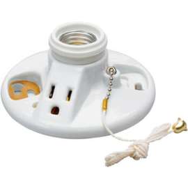 WHT Lampholder/Outlet